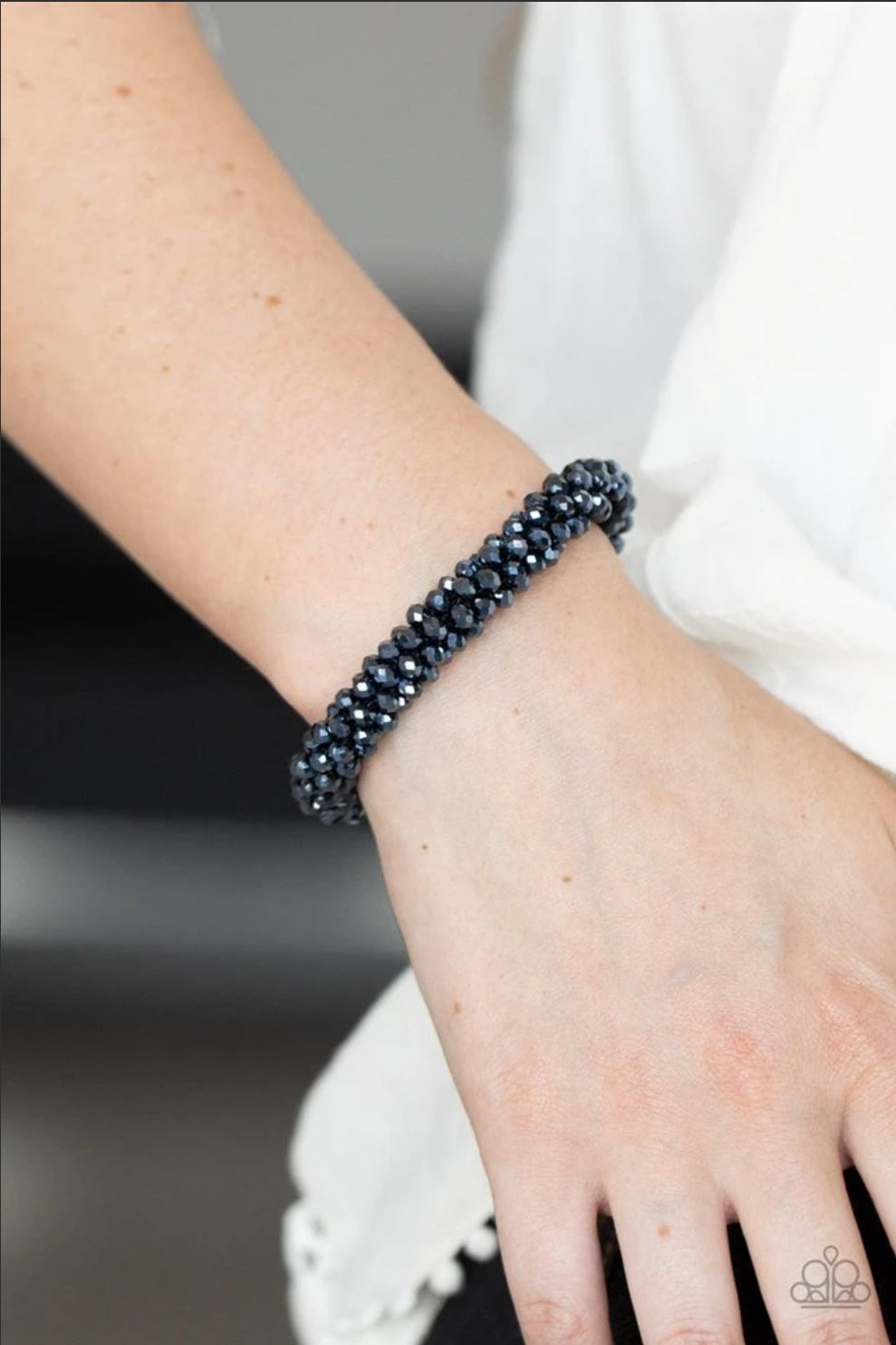 Wake Up and Sparkle-Blue Bracelet