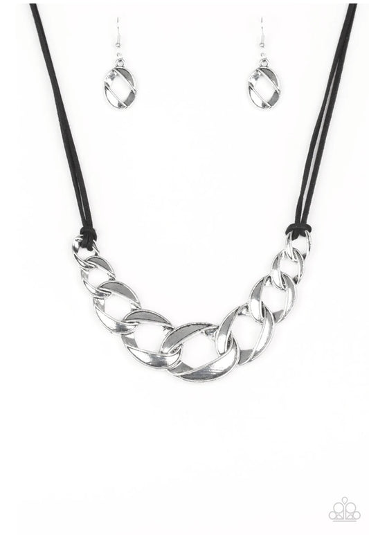 Naturally Nautical-Black Necklace