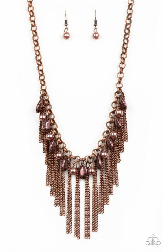 Industrial Intensity-Copper Necklace