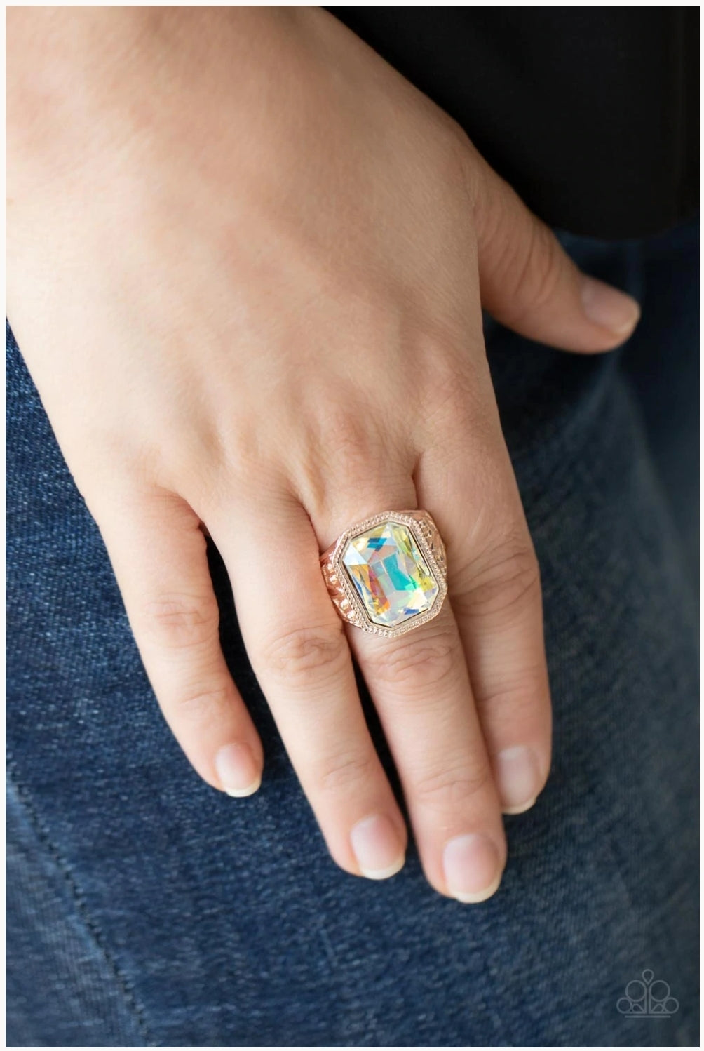 Galaxy Goddess-Rose Gold Ring